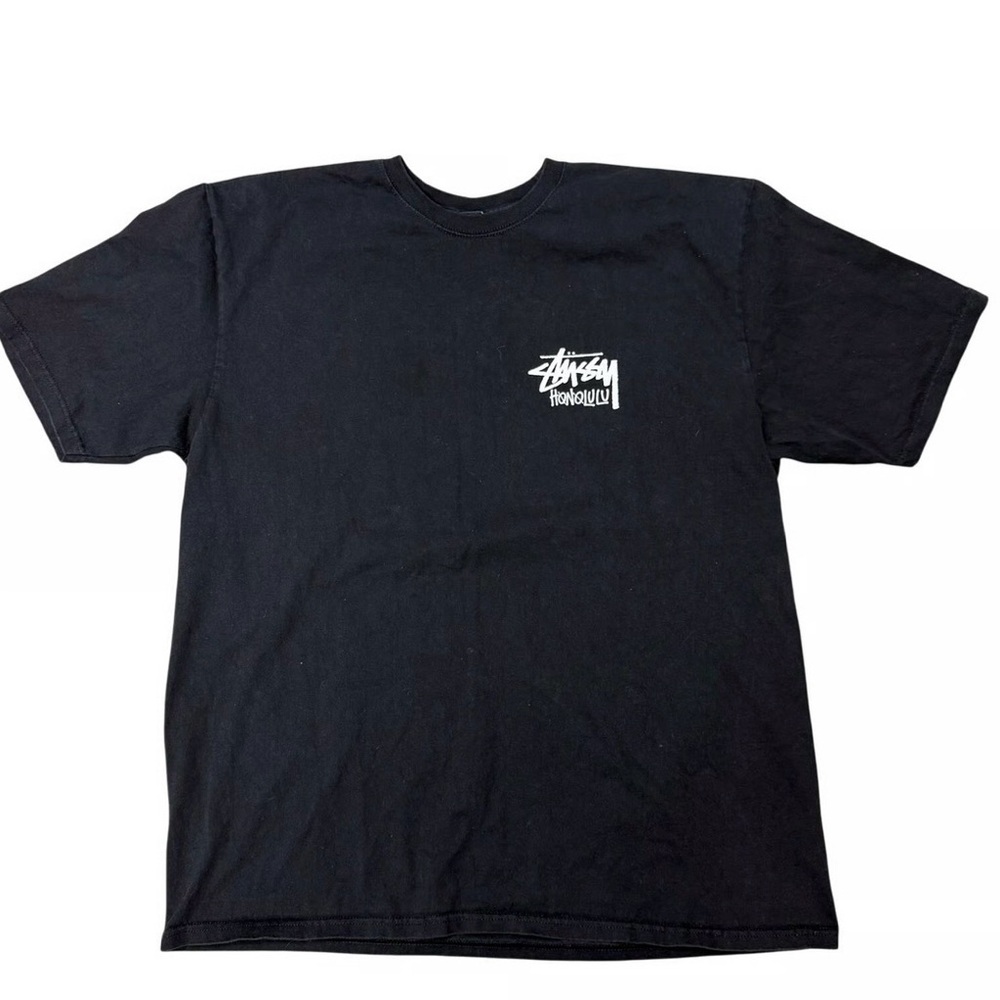 Small Stussy *Honolulu* Black Short Sleeve Tee